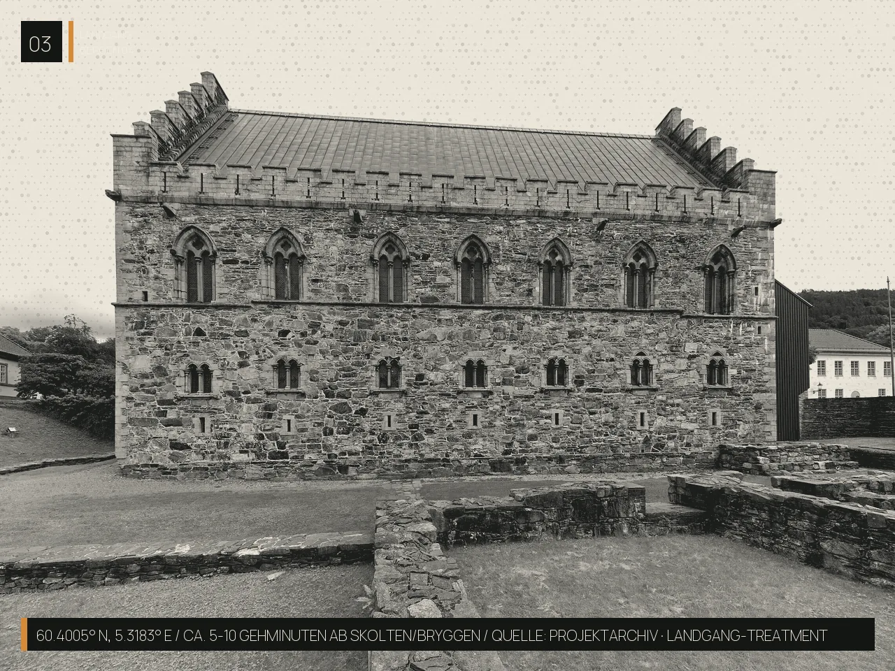 Bergen — BERGENHUS: Håkonshallen & Rosenkrantztårnet · 800 Jahre am Hafen
