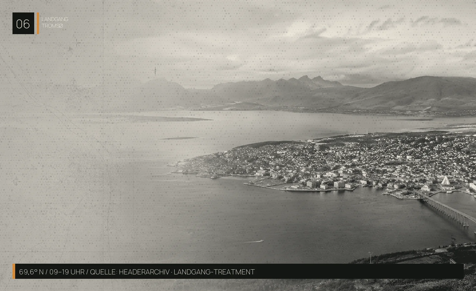Tromsø — Landgang-Panorama im LANDGANG-Duotone-System