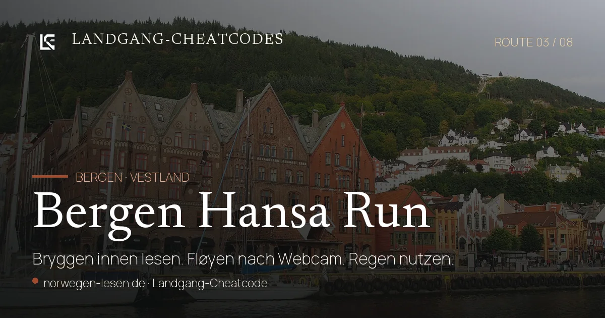 Bryggen und Hafenansicht in Bergen